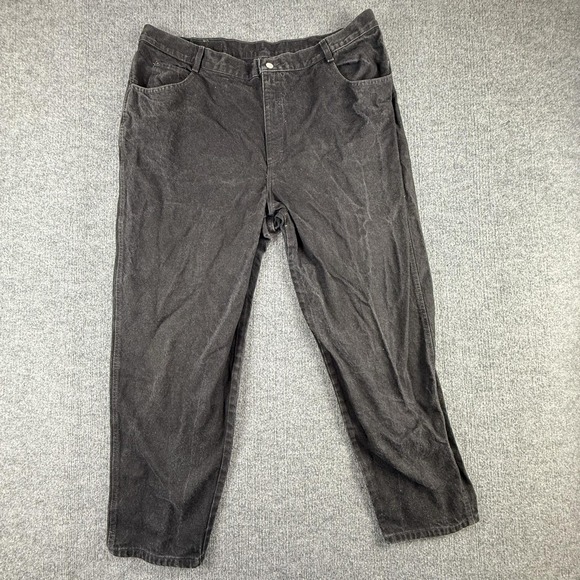 Gitano Denim - VTG Gitano Jeans Womens 26W Charcoal Wash High Rise Relaxed Tapered Denim Pants